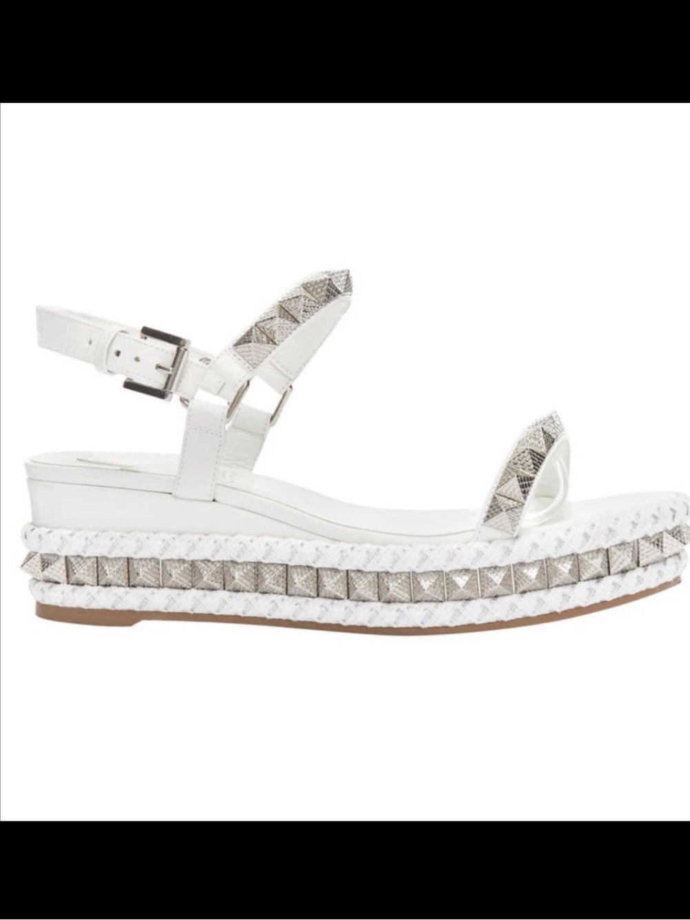 Christian Louboutin Pyraclou Glitter Espadrille